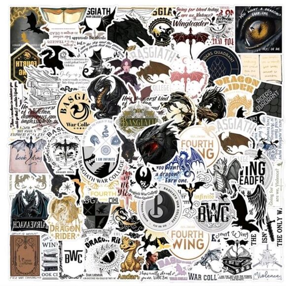 Rebecca Yarros Fourth Wing Stickers - Picture 2 of 8